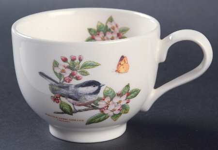 Botanic Garden Birds Flat Cup