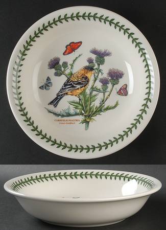 Botanic Garden Birds 10" Pasta Serving Bowl