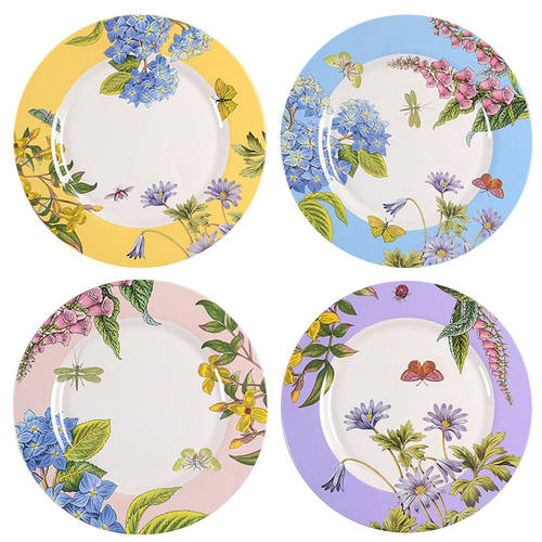 Botanic Garden Terrace Melamine Dinner Plate - Set of 4