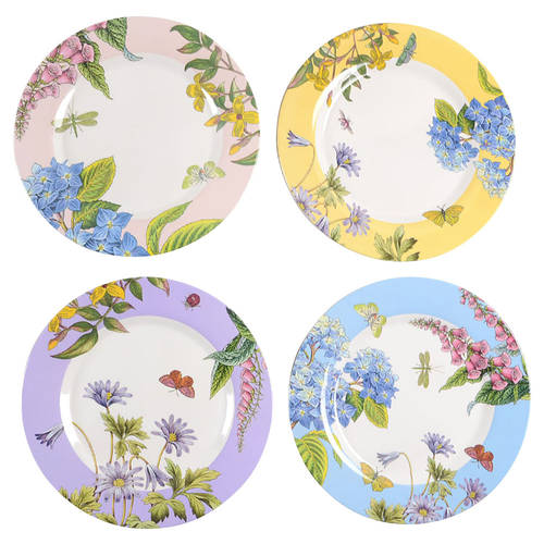 Botanic Garden Terrace Melamine Salad Plate - Set of 4