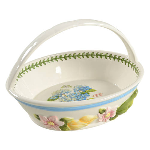 Botanic Garden Terrace 10" Oval Bread Basket