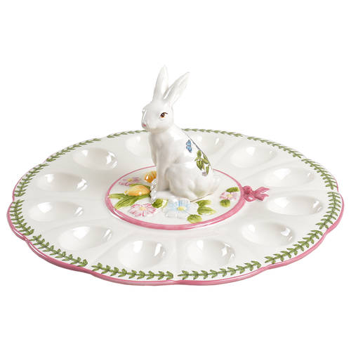 Botanic Garden Terrace Figural Deviled Egg Plate by Portmeirion