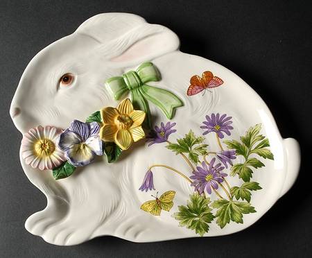 Botanic Garden Terrace Bunny Plate