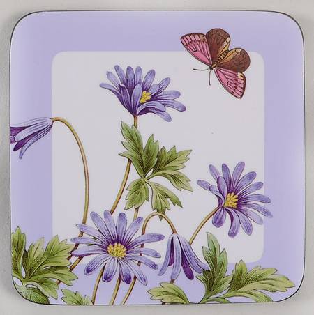 Botanic Garden Terrace Square Corkback Coaster