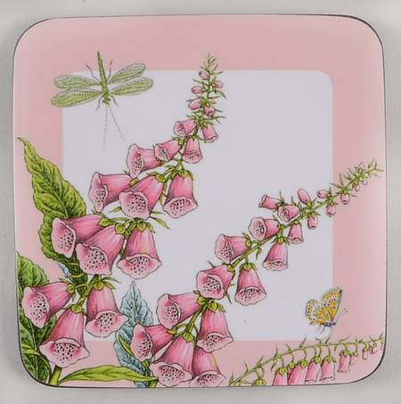 Botanic Garden Terrace Square Corkback Coaster
