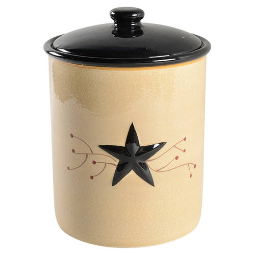 Star Vine Large Canister & Lid