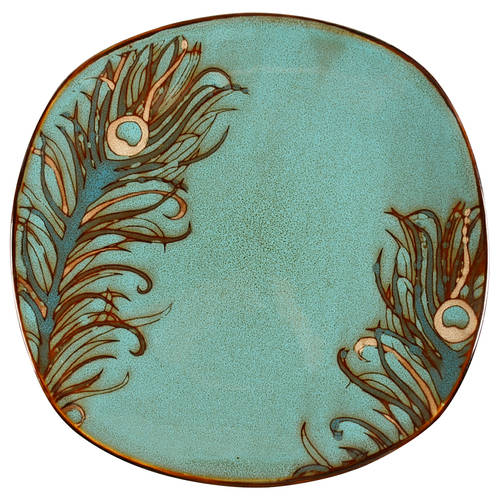 Peacock Salad Plate
