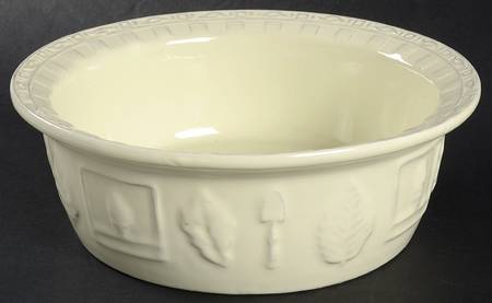 Naturewood Embossed 8" Round Vegetable Bowl