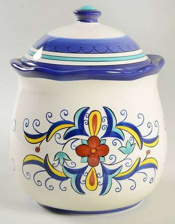San Marino Cookie Jar & Lid
