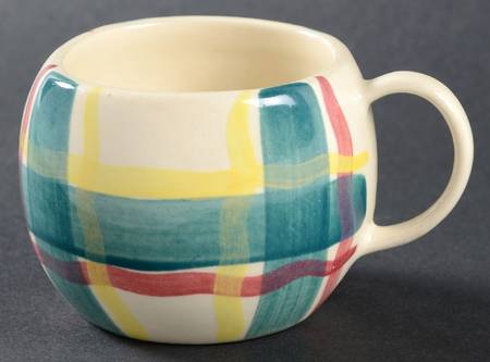 Heather Plaid Flat Cup
