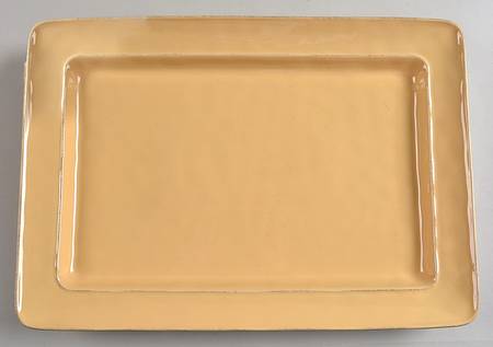 Cambria Butter 16" Rectangular Serving Platter