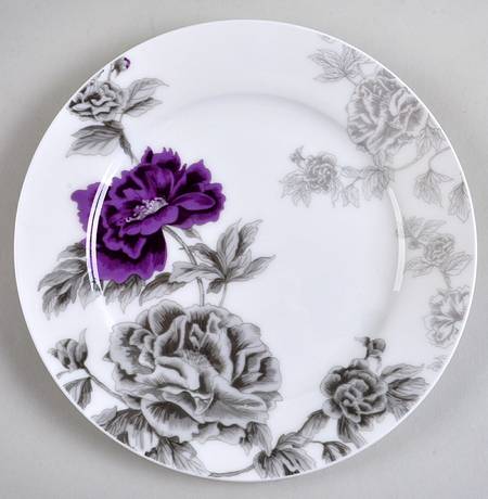 Peony Salad Plate