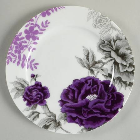 Peony Salad Plate