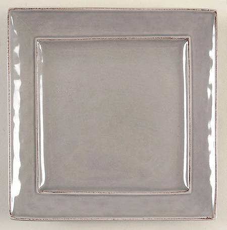 Martillo Fog (Grey) Square Salad Plate
