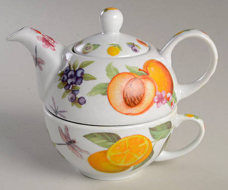Welcome Hospital I Tea Individual Teapot & Lid with Cup