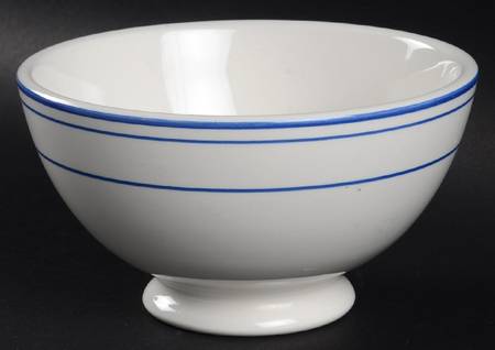 Bistro Blue (2 Thin Bands) Coupe Cereal Bowl