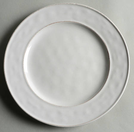 Martillo White Luncheon Plate