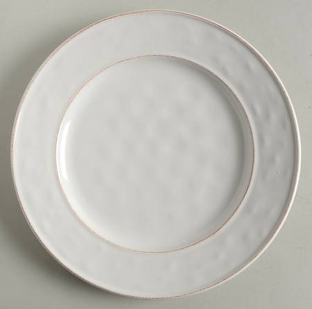 Martillo White Salad Plate