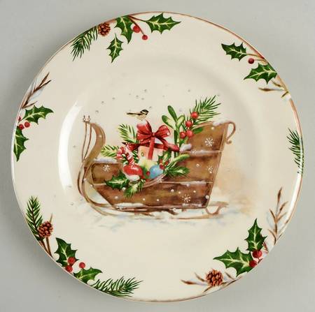 Winter's Wonder Accent Salad Plate