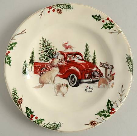 Winter's Wonder Accent Salad Plate