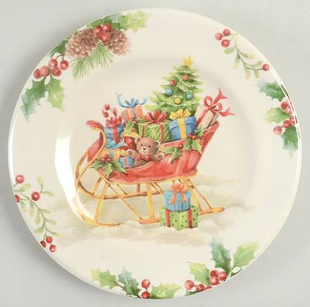 Winter's Wonder Accent Salad Plate
