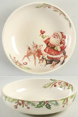 Winter's Wonder Individual Accent Dinner Bowl