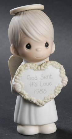 Annual Christmas Figurine God Sent His Love - Boxed
