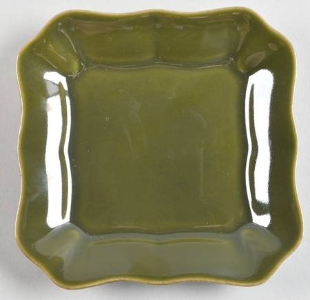 Cambria Olive Green Square Tidbit
