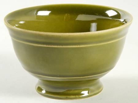 Cambria Olive Green 5" Footed All Purpose Bowl