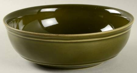 Cambria Olive Green Coupe Soup Bowl