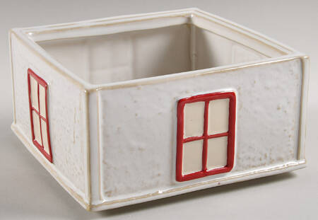 Winter Village Top Bowl for (4 Piece) Figural Stacking Set