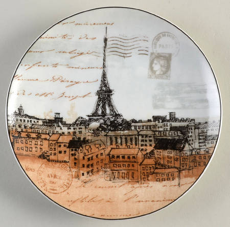 Cityscape Bread & Butter Plate