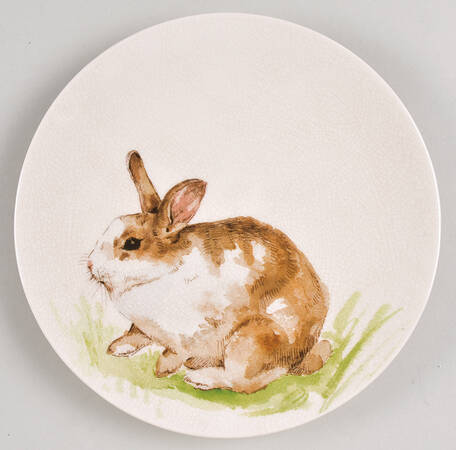 Pasture Bunny Salad Plate