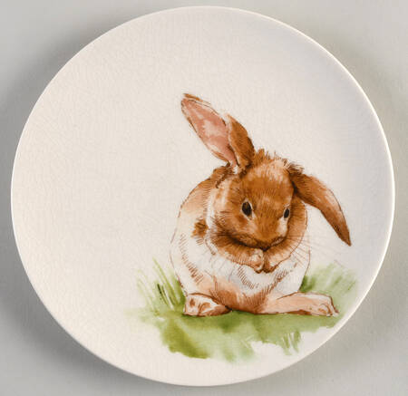 Pasture Bunny Salad Plate