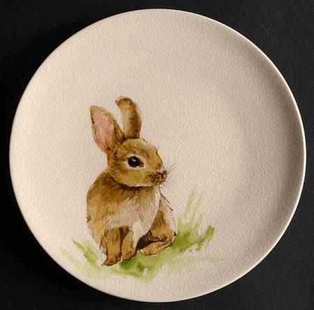 Pasture Bunny Salad/Dessert Plate