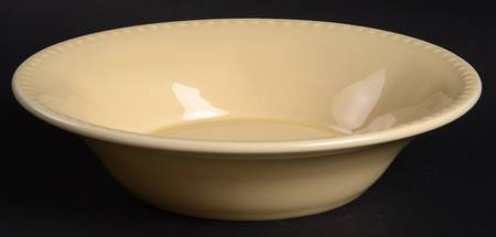 Beaded Yellow Soup/Cereal Bowl