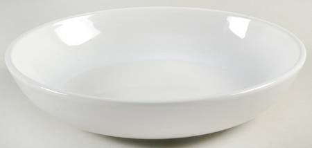 PMZ32 White 8" Individual Pasta Bowl