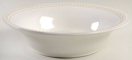 Spice Route White Soup/Cereal Bowl