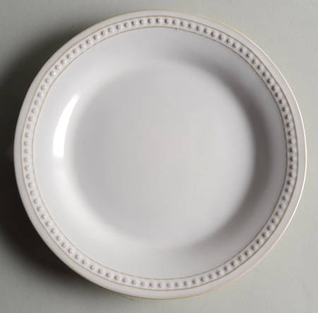 Spice Route White Salad Plate