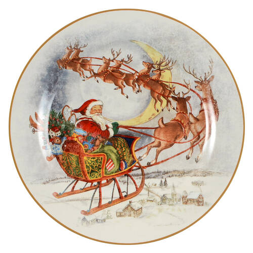 Nostalgic Santa (Nostalgic Christmas) Salad Plate