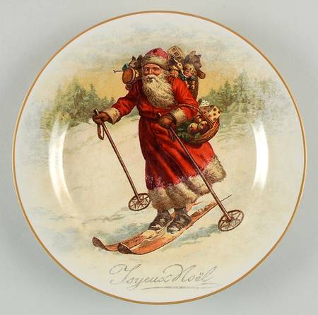 Nostalgic Santa (Nostalgic Christmas) Salad Plate