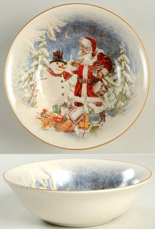 Nostalgic Santa (Nostalgic Christmas) Soup/Cereal Bowl