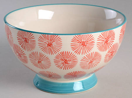 Happiness Footed Soup/Cereal Bowl