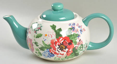 Country Garden Teapot & Lid