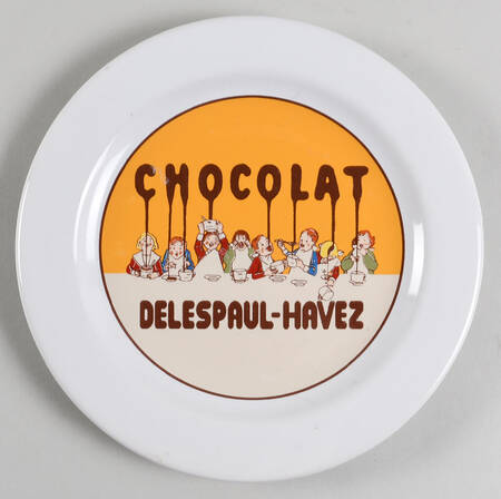 Chocolate Dessert/Pie Plate by Pottery Barn China