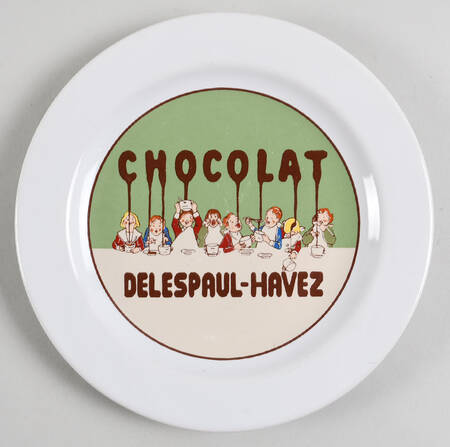 Chocolate Dessert/Pie Plate by Pottery Barn China