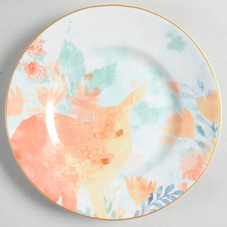 Vintage Meadow Salad Plate