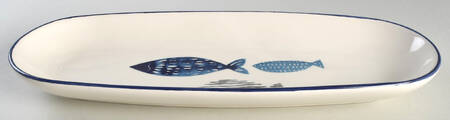 Fish 14" Oval Tray
