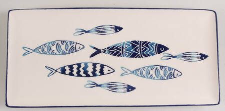 Fish 13" Rectangular Tray