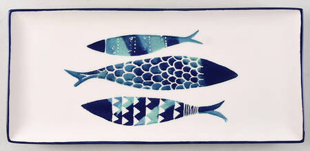 Fish 14" Rectangular Tray